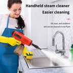 Multifunctional 1200W Household Electric High Temperature Steam Cleaner  Portable Handheld Steamer Kitchen Brush Cleaning Machin