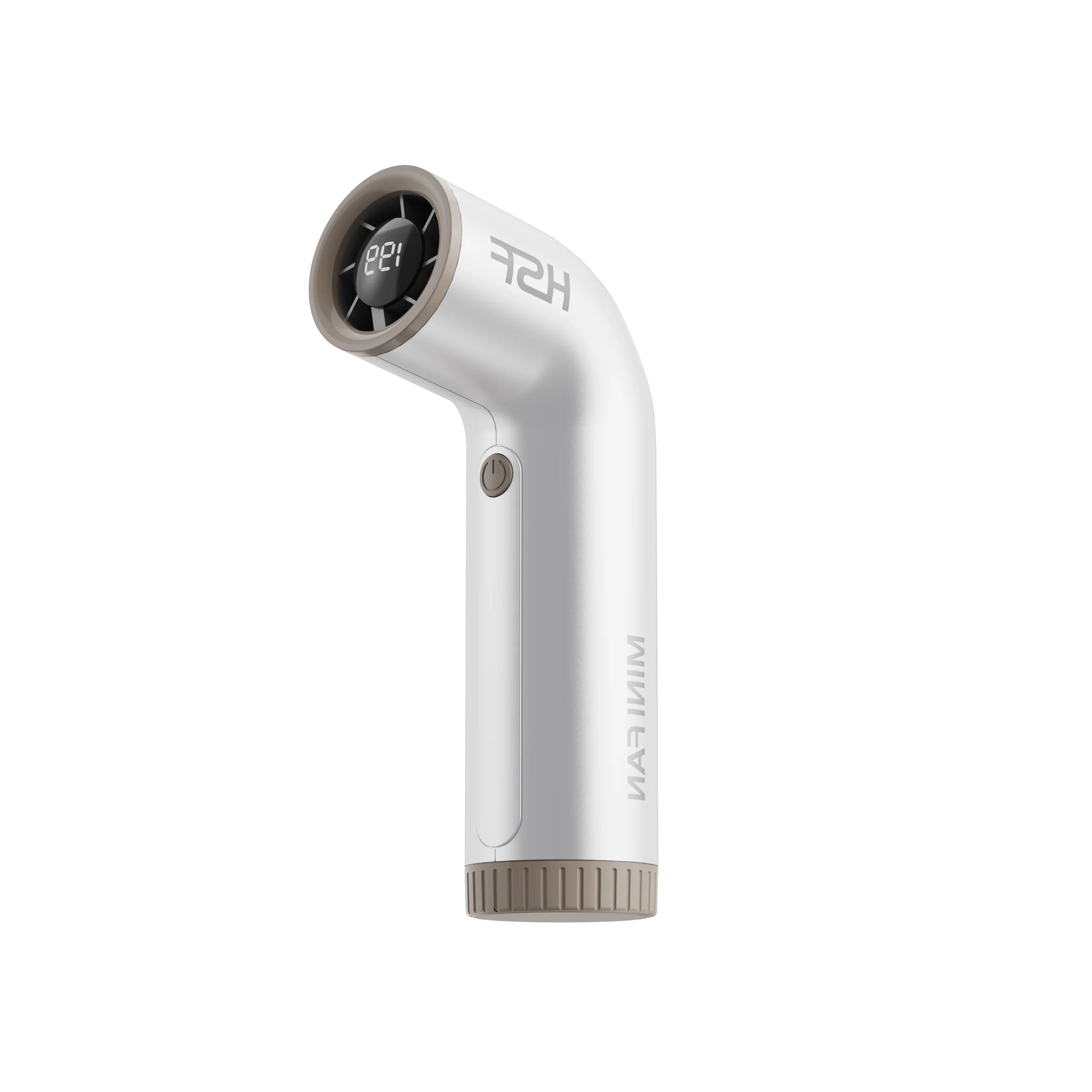 4000mAh Handheld mini fan 199 speed turbo digital display infinitely variable speed outdoor portable fan USB charging