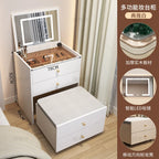 Modern Nordic Vanity Table Drawers Storage Trendy Organizer Vanity Table With Mirror Bedroom Coiffeuse De Chambre Furniture