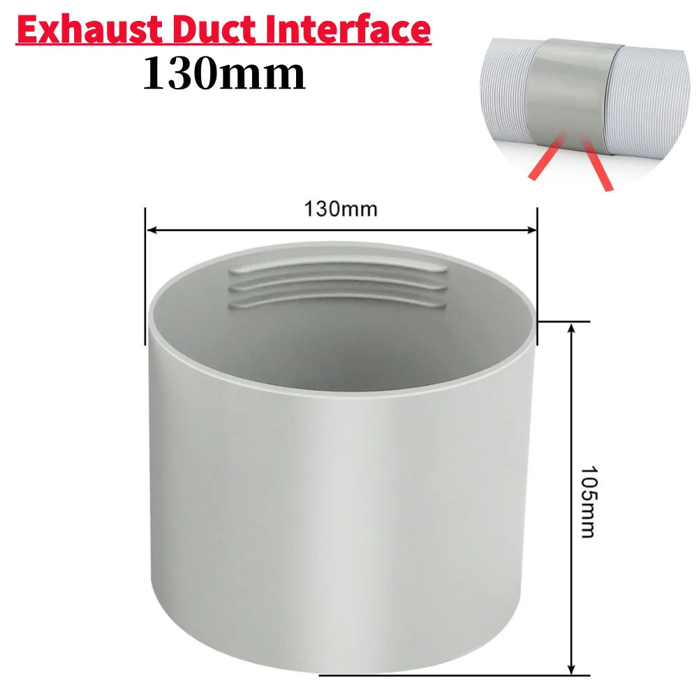 130/150mm Universal Duct Extension Pipe Air Ventilation Pipe Hose Air Conditioner Exhaust Accessories Duct Air System Vent