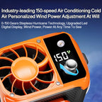 Portable Outdoor Camping Rechargeable Waist Fan Rapid Cooling Super St