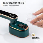 Handheld ironing machine (with steam brush), intelligent LCD electric