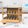 Pantry Organizer Pet Can Organizer for Pantry, Organizer, 2 Tier Stackable Can Storage Rack Ideal for 36 Human and Pet Food Cans