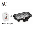 New 2025 Electric Table Top Grill BBQ Barbecue Garden Camping Cooking Indoor 1300W
