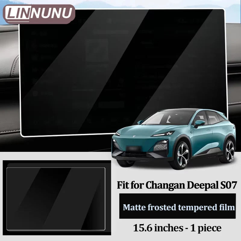 Linnunu Fit for Deepal S07 L07 Sl03 Car Accessories Navigation Tempered Glass Screen Protector Central Control Navigation Screen Tempered Film Car Interior Supplies Screen Explosion-Proof High-Definition Transparent