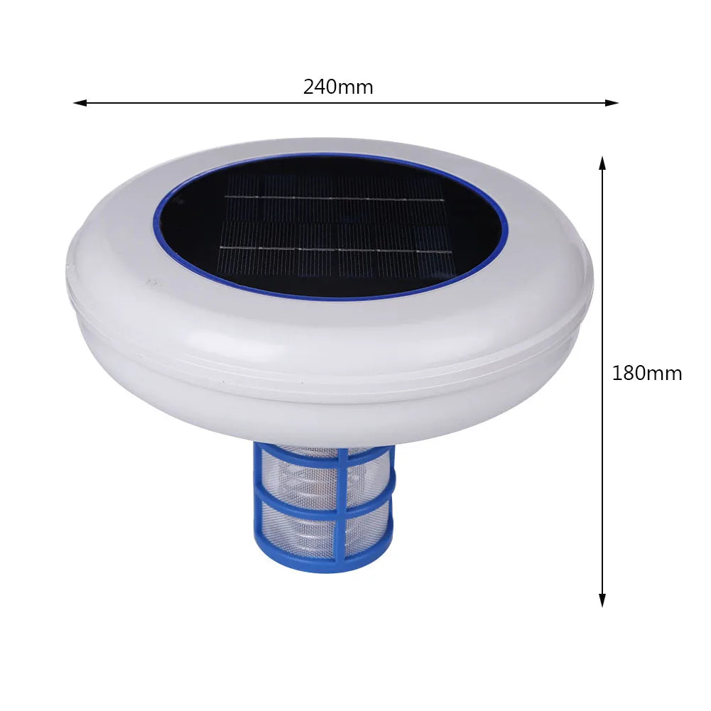 Swimming Pool Purifier Copper Silver Ion Solar Powered Kills-Algae Pool Ionizer Electronic Components Cleaning Tools