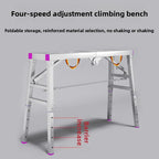 Folding telescopic stool single and double support scaffold hot dip galvanized folding footstool