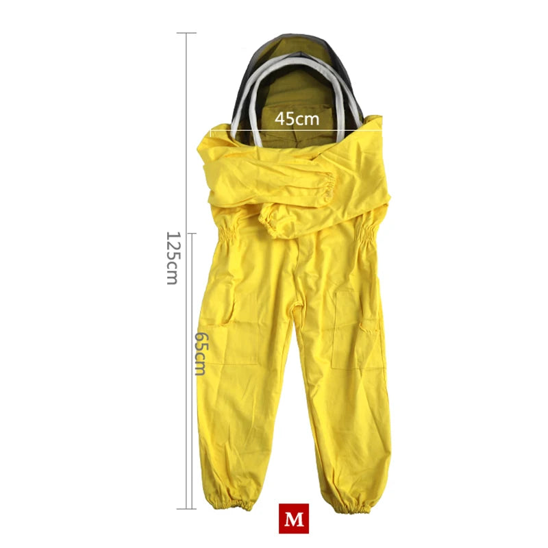 Children Anti-Bee Suit One-Piece Anti Bee Suit with Mesh Mask for Kids Beekeeping Practice Kid Clothing Apiculture Equipement