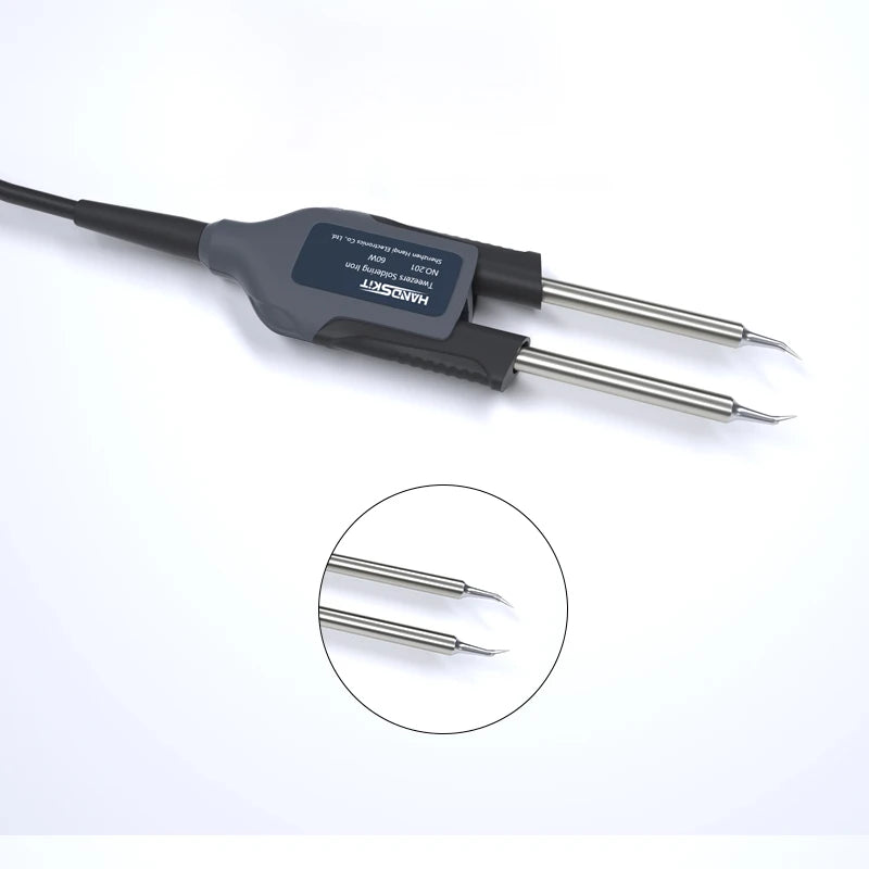 T12 Soldering Station Tweezers Handle For Handskit STM 32 Soldering Station Temp Adjust Portable Home Electronics Repair Tool