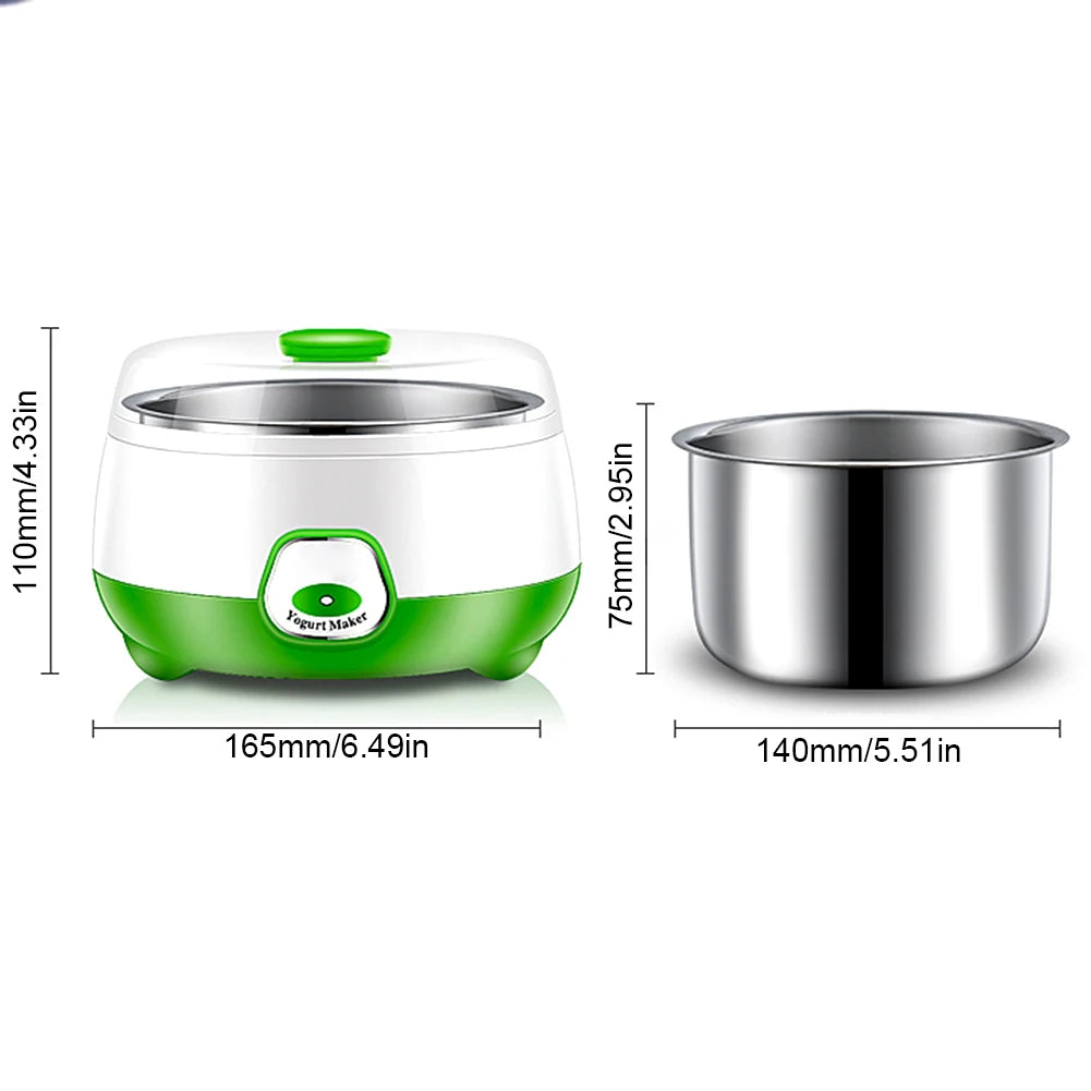 1L Electric Yogurt Maker Automatic Yogurt Maker with Constant Temperature Control Yogurt Machine For Homemade Yogurt Natto