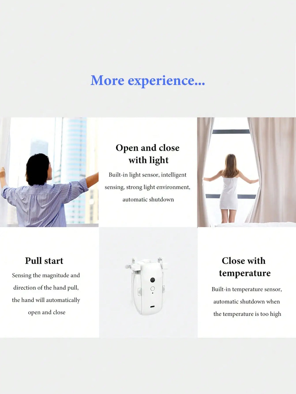 Smart Curtain Opener Bluetooth Remote Control Electric Curtain Motor Tuya Voice Control Wireless Curtains Robot T/U Track