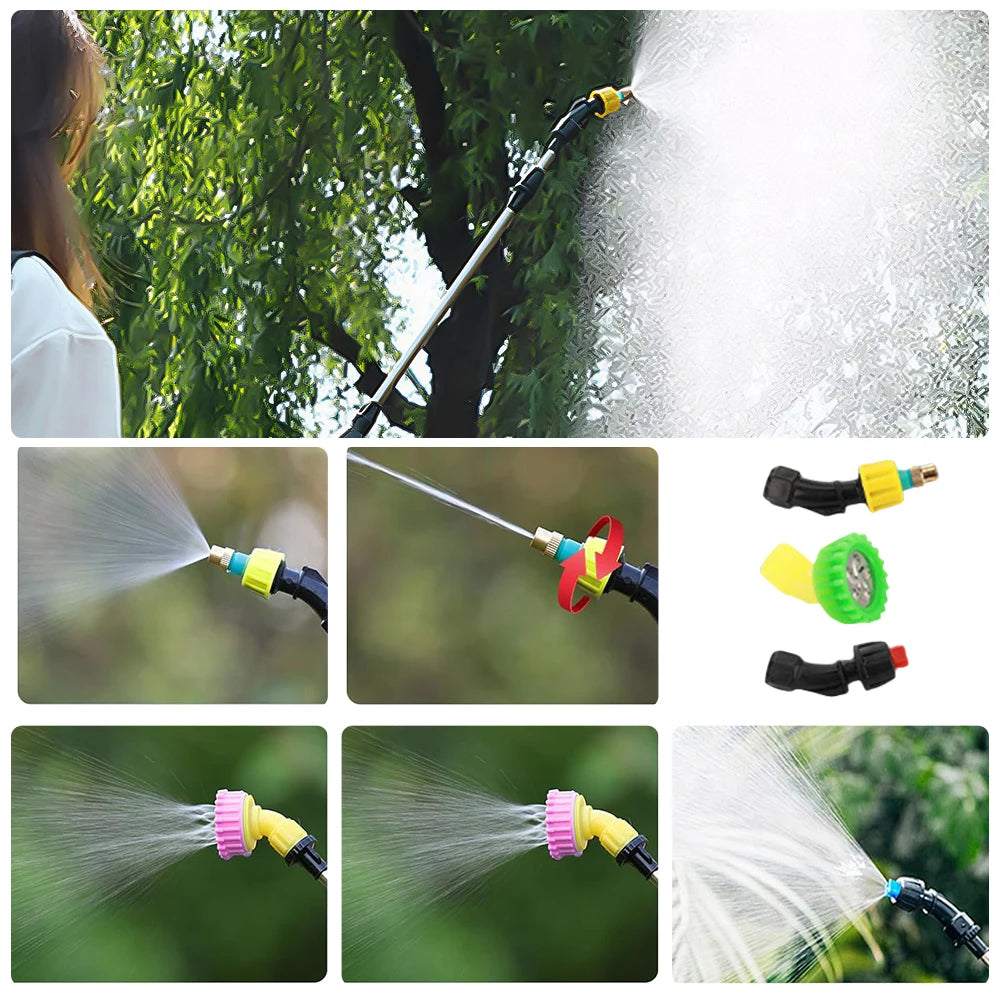 Shoulder Pesticide Sprayer 5L Electric Backpack Sprayer USB Rechargeable Automatic Sprayer Bottle 3 Modes for Garden Irrigation