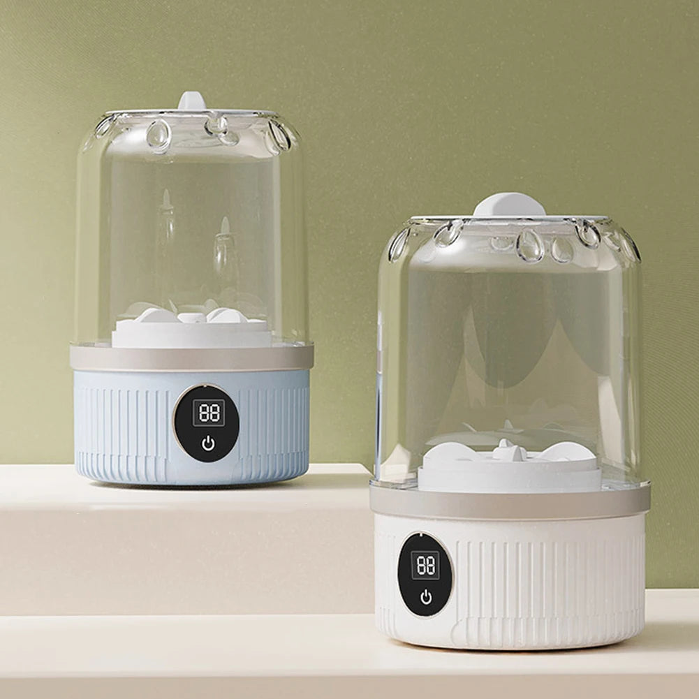 Cordless Small Washing Machine with Laundry Cup Automatic Laundry Cup