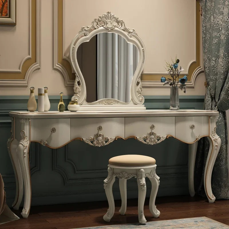 European dresser bedroom makees ins multifunctional princess dressing table storage cabinet integrated small apartment