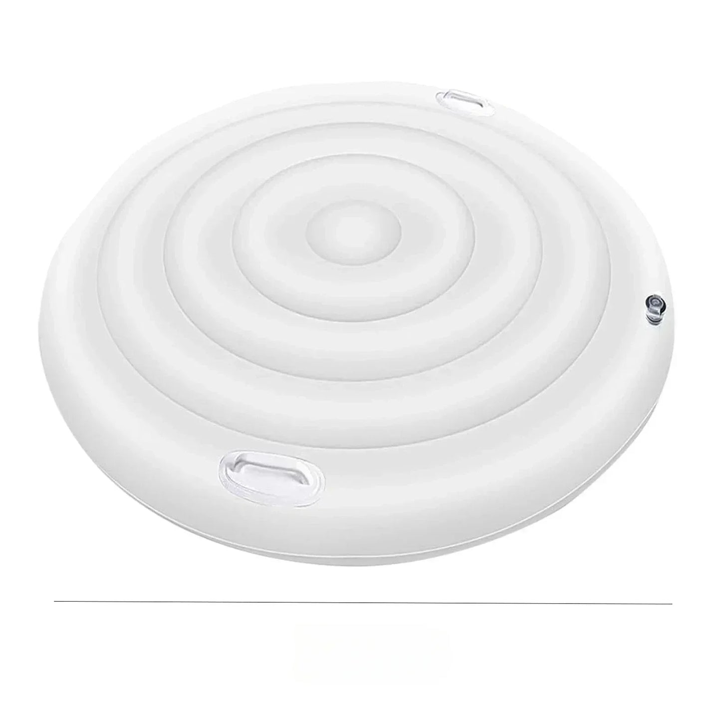 140/165cm Diameter Jacuzzi Inflatable Energy Saving Round Hot Tub Lid Outdoor Spa Pool Windproof Rain Overflow Thermal Cover