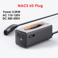 CSSBOON V2L Discharger Gun for Tesla Model 3 Y X S Car Inverter NACS CCS2 AC 110V-120V Portable Power Conversion Socket