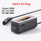 CSSBOON V2L Discharger Gun for Tesla Model 3 Y X S Car Inverter NACS CCS2 AC 110V-120V Portable Power Conversion Socket