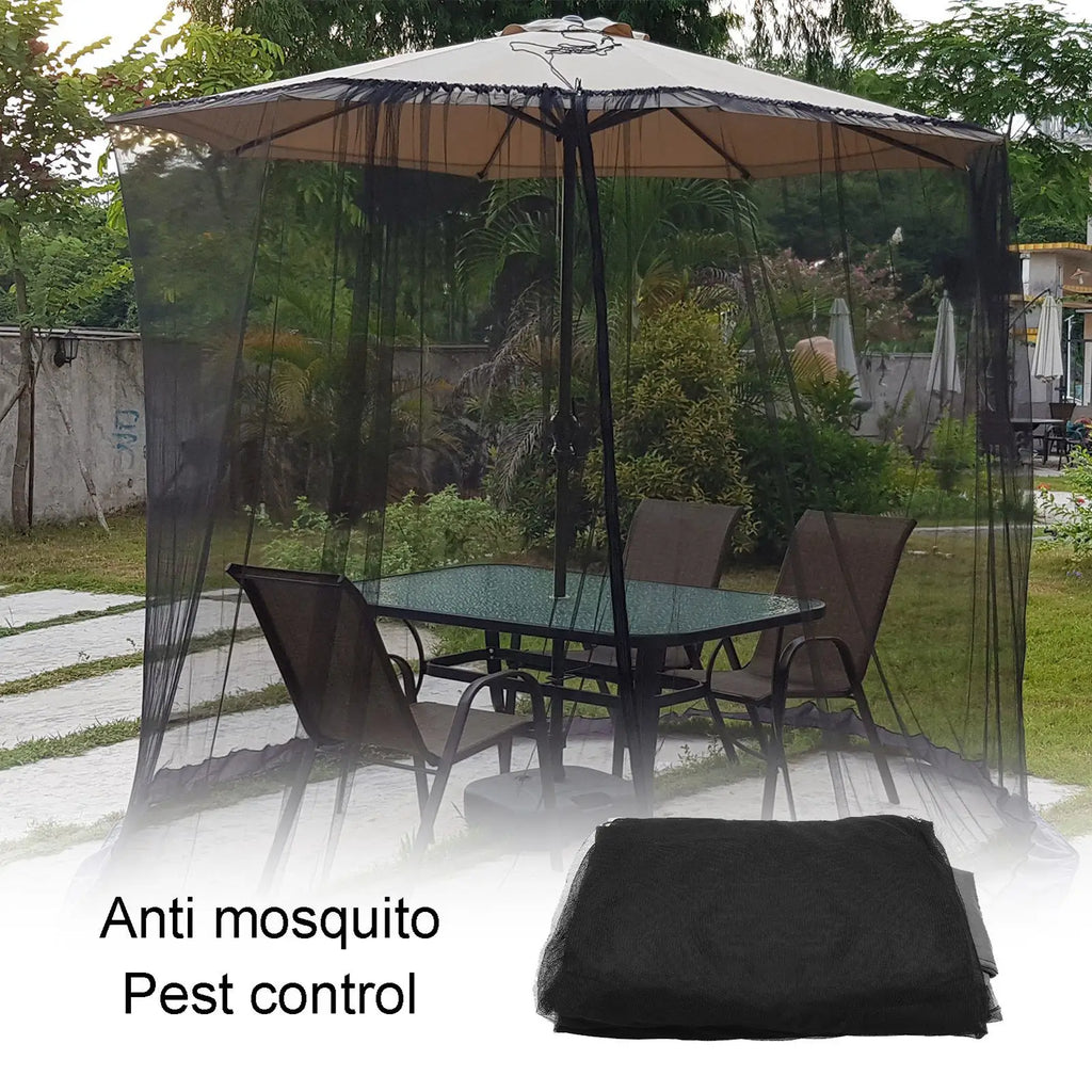 Outdoor Mosquito Net for A2 Banana Crank Arm Umbrella 250-300cm Diameter 230cm Height Sunshade Gazebo Roman Umbrella A1 A2 A3 Mo