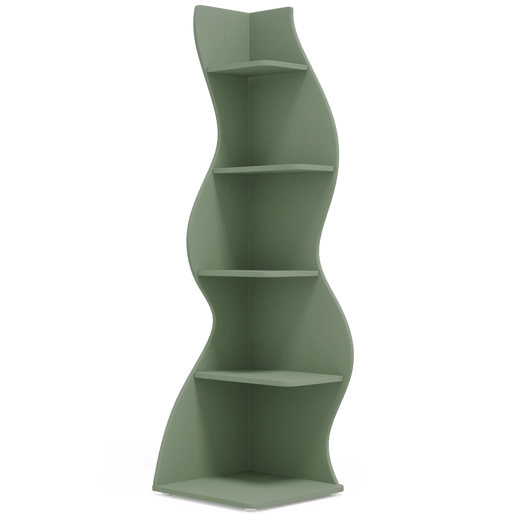 Stylish Corner Bookcase