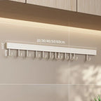 Kitchen Storage Rack Wall Mounted No Punch Shelves Movable Hook Spoon Holder Organizer For Kitchen Utensil Accessories Tool