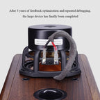 FR40 Lossless HIFI Passive Speakers 4-inch Audiophile Full-range Home Wood Bookshelf Speakers 45W * 2 Output Power Built-in Trap