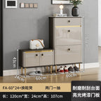 White Drawers Shelf Shoe Rack 3 Layers Narrow Save Space Shoe Cabinet Vertical Entrance Hall Meuble A Chaussures Home Furnitures