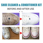 Foaming Shoes Cleaner Kit Removes Shoes Yellow Dirts Sneakers Stains Whiten Polishing Cleansing Deoxidizer White Shoes Cleaner