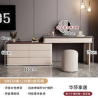Makeup Mirror Wooden Dresser Set Bedroom Brown Natural Modern Vanity Dressers Nordic Storage Drawer Coiffeuse House Accessories