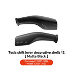 YZ For Tesla Model 3 Y Highland Juniper Full Package Trim Cover Of Carbon Fiber Matte Finish On Wiper Lever For Tesla 2021-2025