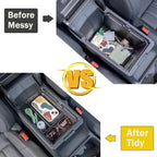 Center Console Organizer Compatible with Honda CRV 2023 2024 Accessories CR-V Hybrid Sport Armrest Tray Divider Storage Box