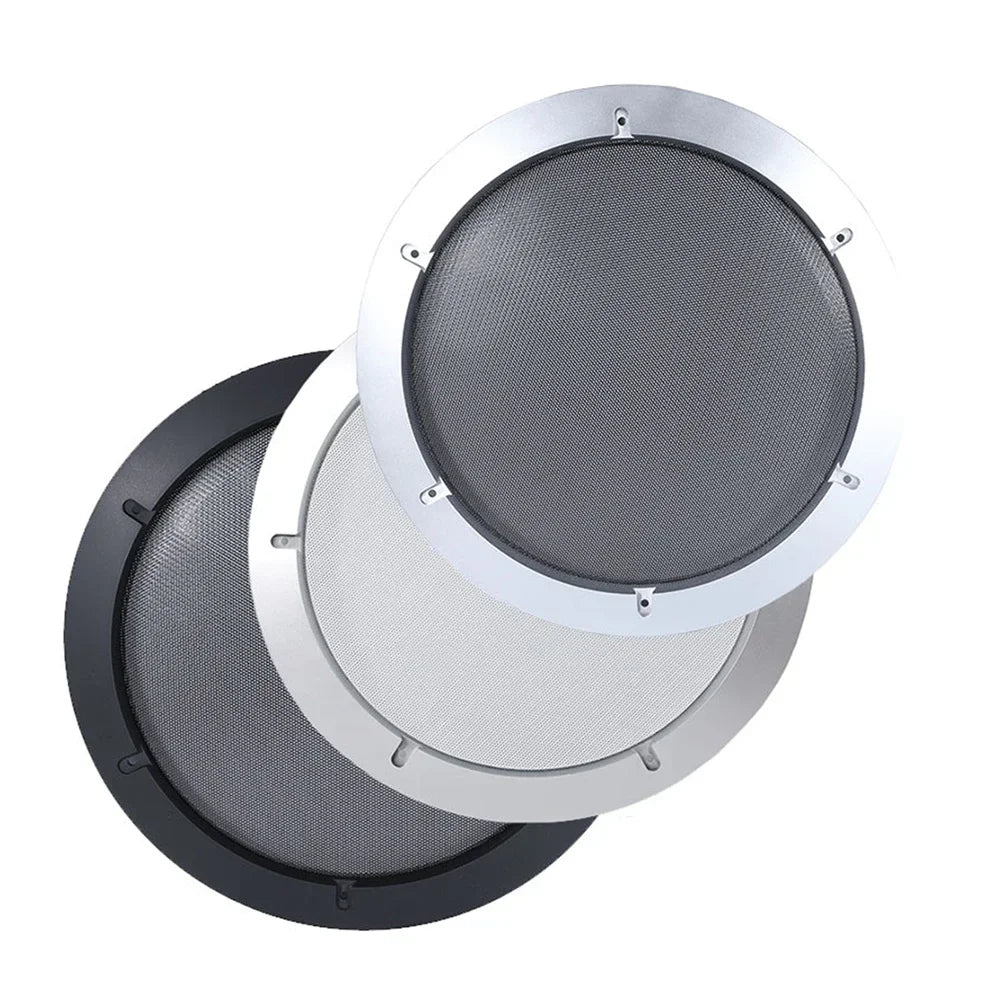 Professional 12 Inch Speaker Net Cover Car Home Mesh Enclosure Frame Wire Grilles Circle Speaker Protective Cover Accessories
