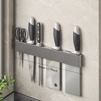 Kitchen Multi-Functional Storage Rack，Knife Holder Wall-Mounted Simple Knife Holder Storage Kitchen Knife Knife Inserting