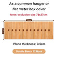Solid Wood Wall Coat Racks Electric Meter Box Occlusion Clothes Racks for Wall Clothes Luxury Coats Hanger for Living Room