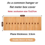 Solid Wood Wall Coat Racks Electric Meter Box Occlusion Clothes Racks for Wall Clothes Luxury Coats Hanger for Living Room