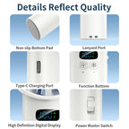 5200mAh Handheld fan cooling Ice compress silent portable outdoor 100