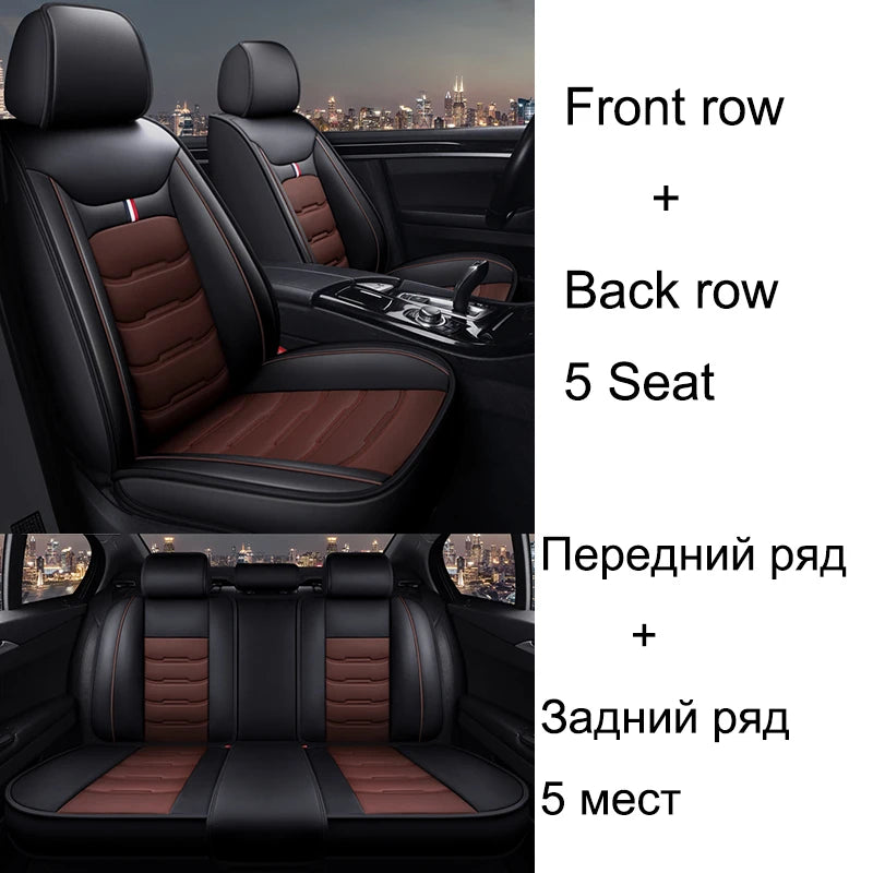 5 Seat Car Seat Covers for Hyundai SOLARIS CRETA Ix35 TUCSON GETZ I30 I40 ELANTRA SONATA Santa Fe Car Accessories Auto Goods