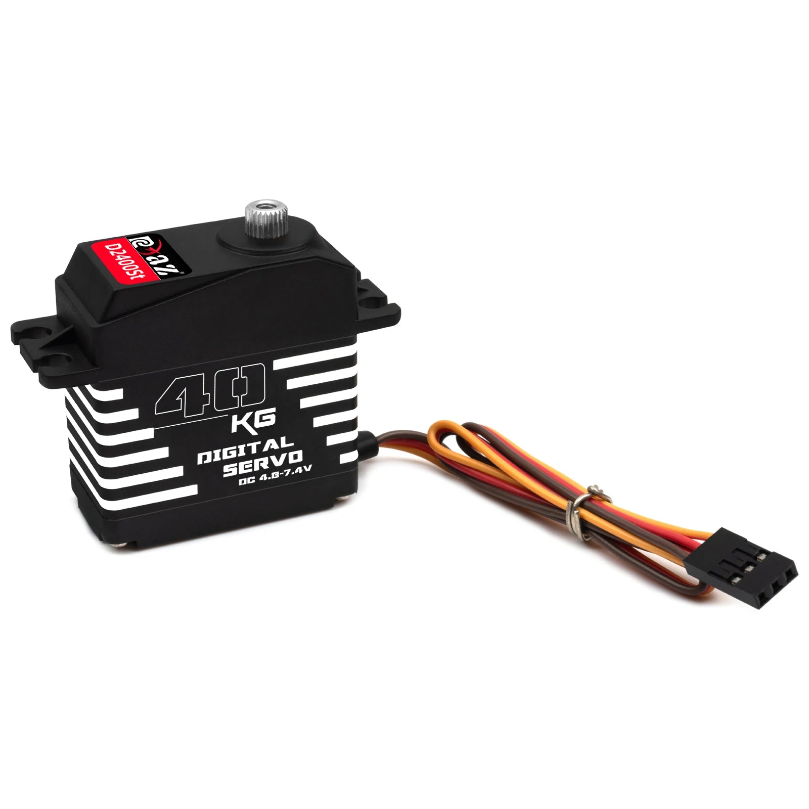 RCXAZ 40KG/45KG/50KG Brushless Digital Servo Metal Housing Gear 180 Large Torque Waterproof for RC Car/Boat Model Fixed Robots