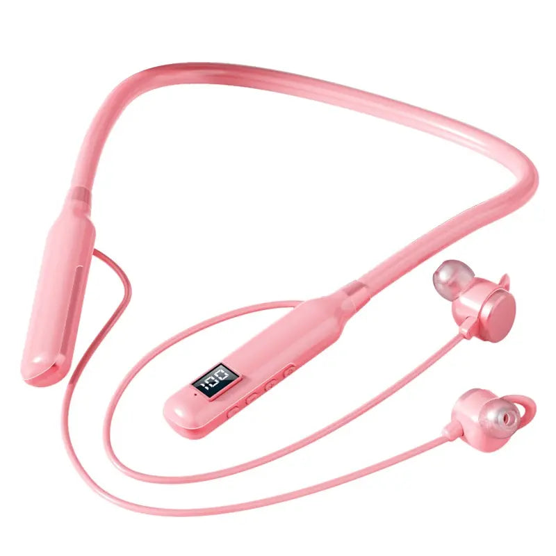 2023 BT7 Wireless Headphones Bluetooth 5.3 Neckband Earphones Magnetic Sports Waterproof Earbuds Headset With Mic SD Card Mode