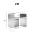 Bedside Table Minimalist Stainless Steel Cabinet Table Several Integrated Molding Storage Cabinets End Table Furniture