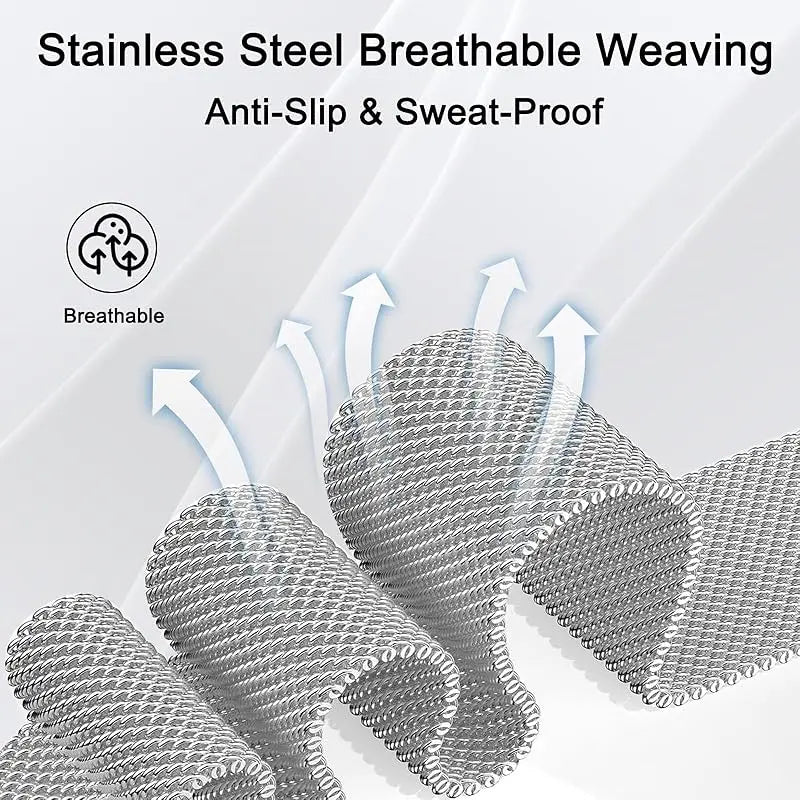 Milanese Loop Strap for Apple Watch - Stainless Steel Band for 38-49mm Series 4-Ultra 2 | AlluCanFind