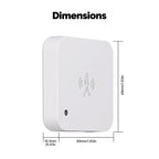 MOES Tuya ZigBee and WiFi Smart Human Presence Sensor Motion Detection Light Luminance Sensor Wired Design App Notification