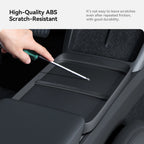 YZ For Tesla Model 3 Y Highland Juniper 2025 Center Console Trays Drink Food Table Desk Plate Car Armrest Storage Box Organizer