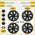 4PCS HubCap  For Tesla Model Y 19 Inch Performance Wheel Caps Automobile Replacemen Hub cap Full Rim Cover Accessories 2018-2024