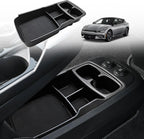 For EV6 Lower Center Console Organizer Tray Interior Accessories Storage Box ABS Material with 2022 2023 2024 Kia EV6 Accessorie