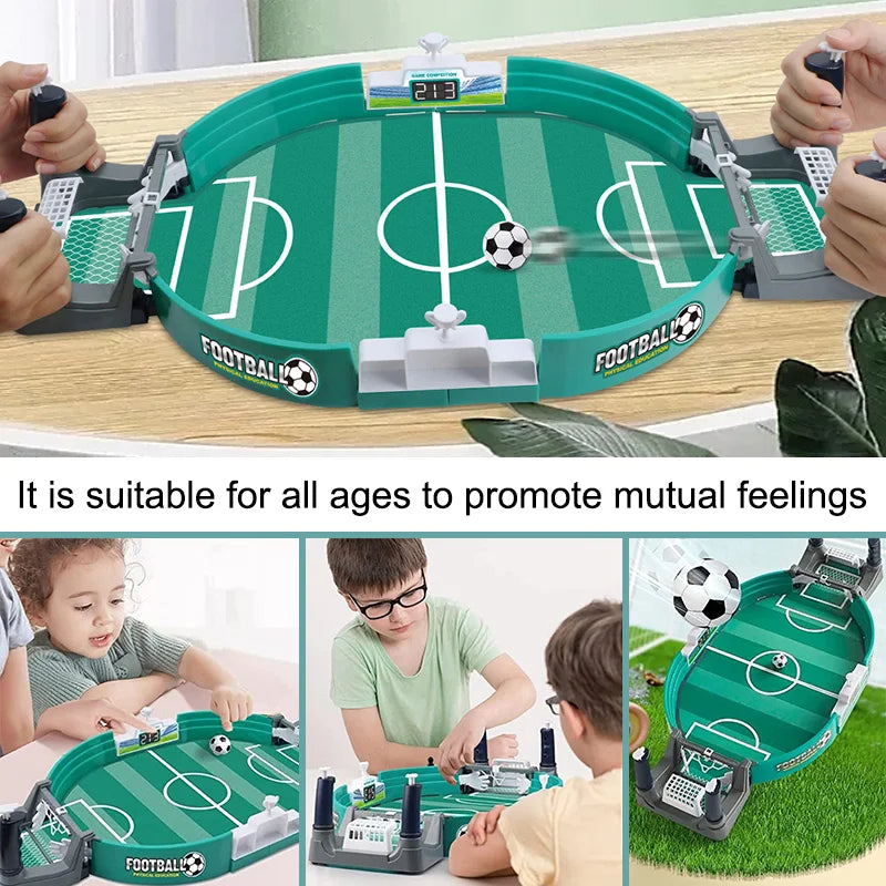 Portable Soccer Table - Desktop Foosball Board Game for Kids, Boys & Family Parties | AlluCanFind
