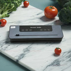 Electric Vacuum Sealer with Built-in Cutter for Food Storage Touch Button Dry/Wet Food Packaging Machine Vacuum ier device