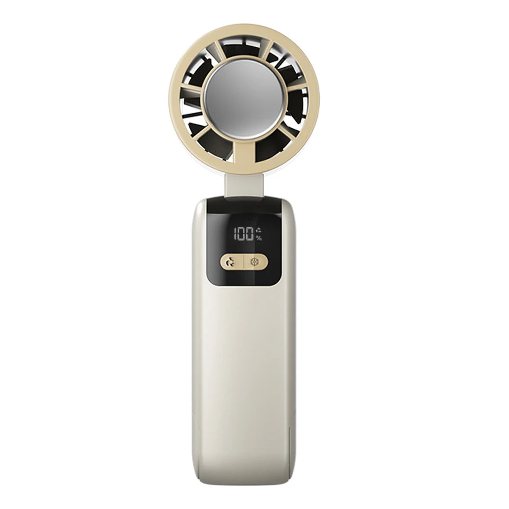 Portable Handheld Turbo Fan 1 199 Speed Rechargeable Personal Fan Ice