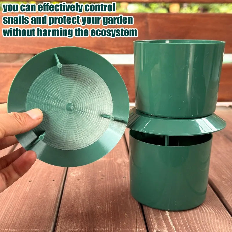 1/12pcs Snail Trap Catcher Eco-friendly Garden Slug Cage Snail Reusable Plastic Pests Reject Gintrap Tools Home Garden Supplies