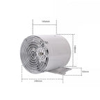 6/10Inch Powerful Kitchen Pipe Exhaust Fan Multi function Extractor Ex