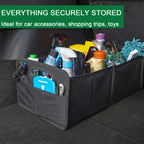 Foldable Trunk Bag with Anti-Slip - Sturdy Trunk Organizer & Car Foldable Box for More Order in the Car
